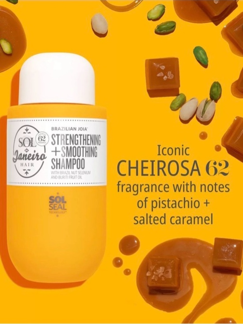 Sol SHAMPOO Strengthening + Smoothing 3oz